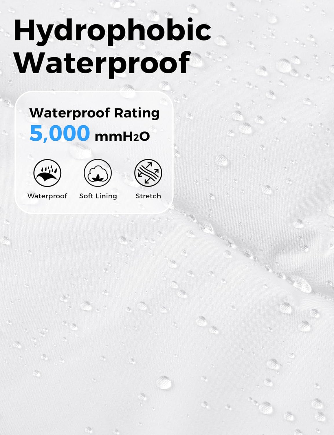 wantdo Women's Winter Coats Quilted Long Puffer Jacket Waterproof Hooded Coat - Image 5