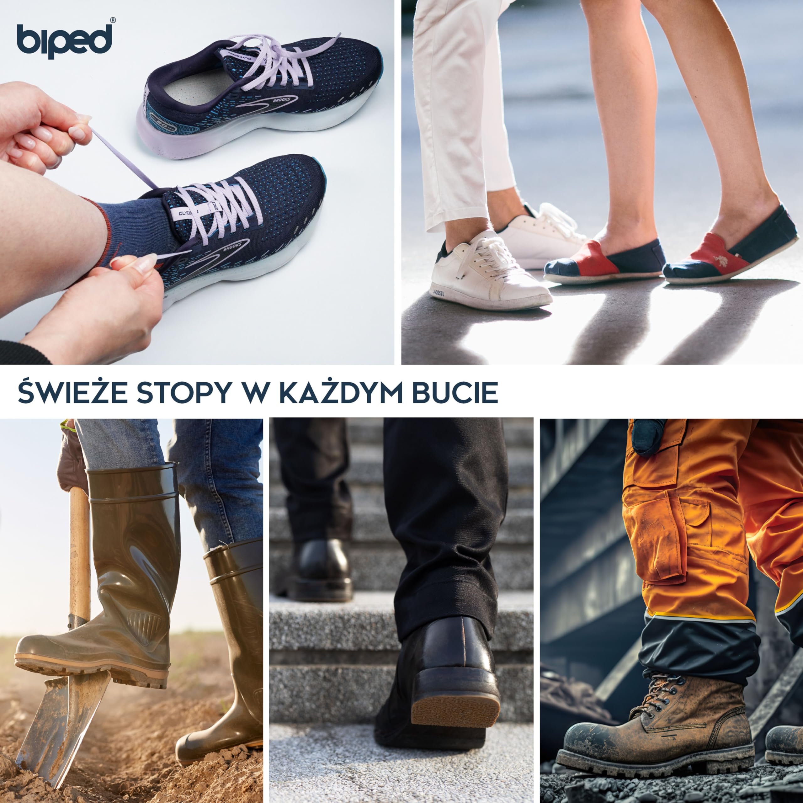 biped 4 par wkładek z węglem aktywnym z wypełnieniem lateksowym – przeciwdziałające poceniu się stóp – higienicznie świeże buty i stopy – ultralekkie i nadające się do prania ręcznego z2727