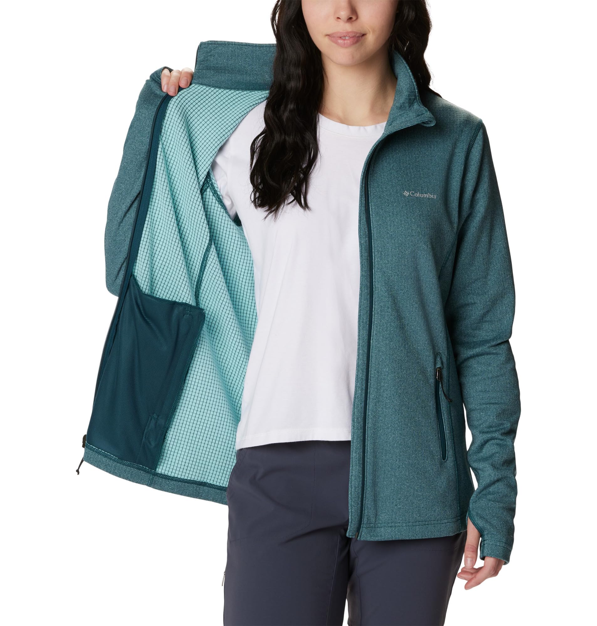 Columbia Damen Park View Grid Fleece Full Zip Park View Grid Fleece Full Zip