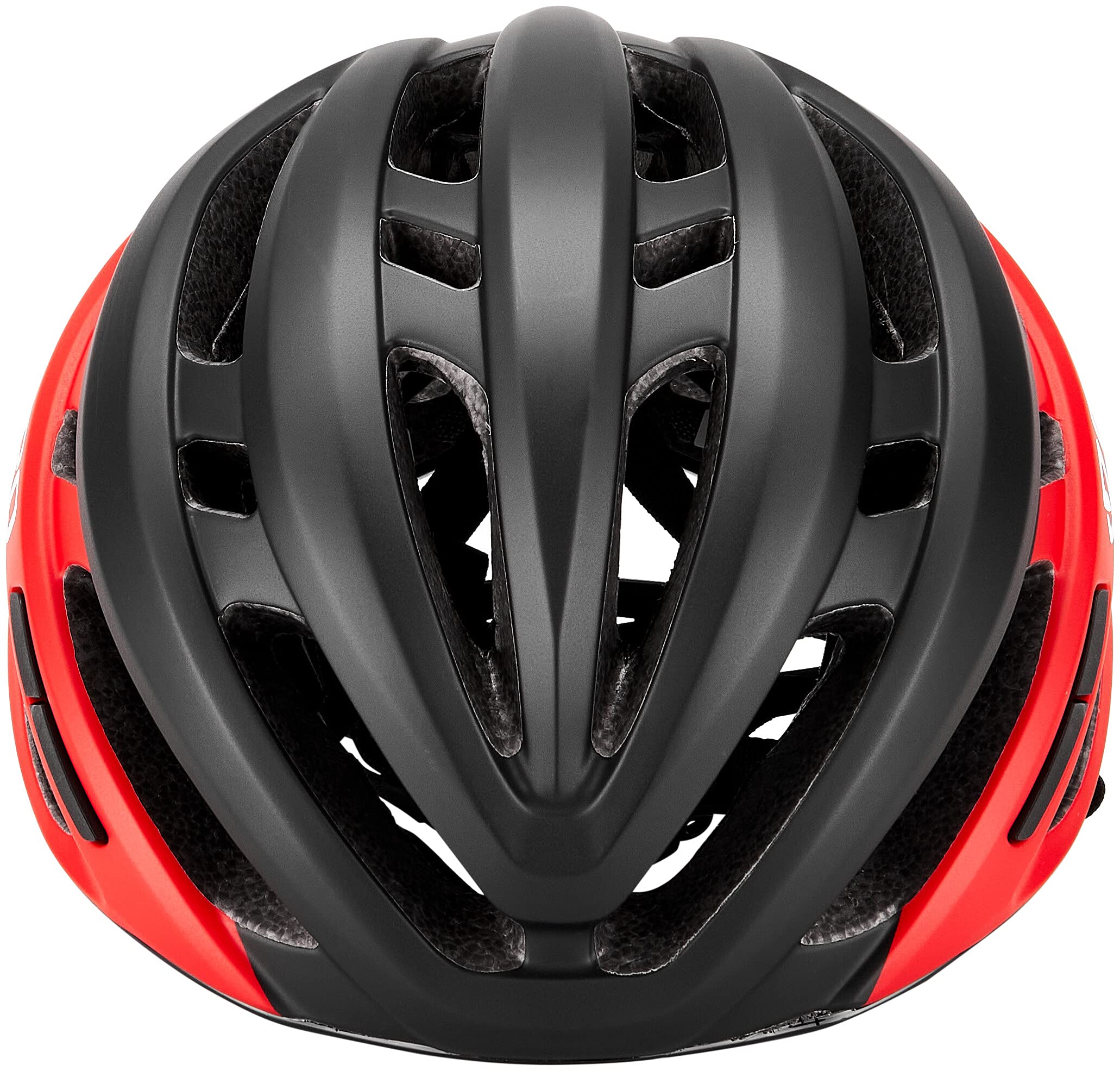 Giro Agilis Rennradhelm – MIPS – In-Mold – EPS-Schale – verstellbare Passform – Gute Belüftung – für alle Straßen – Matte Black/Red, Größe: L