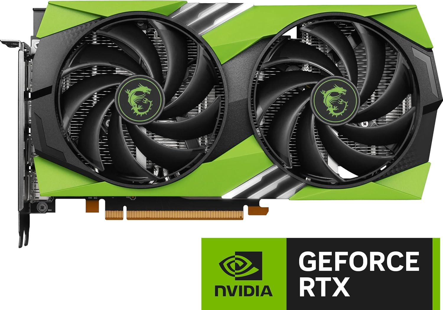 MSI Gaming GeForce RTX 4060 8GB GDRR6 Extreme Clock: 2610 MHz 128-Bit HDMI/DP Nvlink TORX Fan 5.0 Ada Lovelace Architecture Graphics Card (RTX 4060 Gaming X NV Edition 8G)