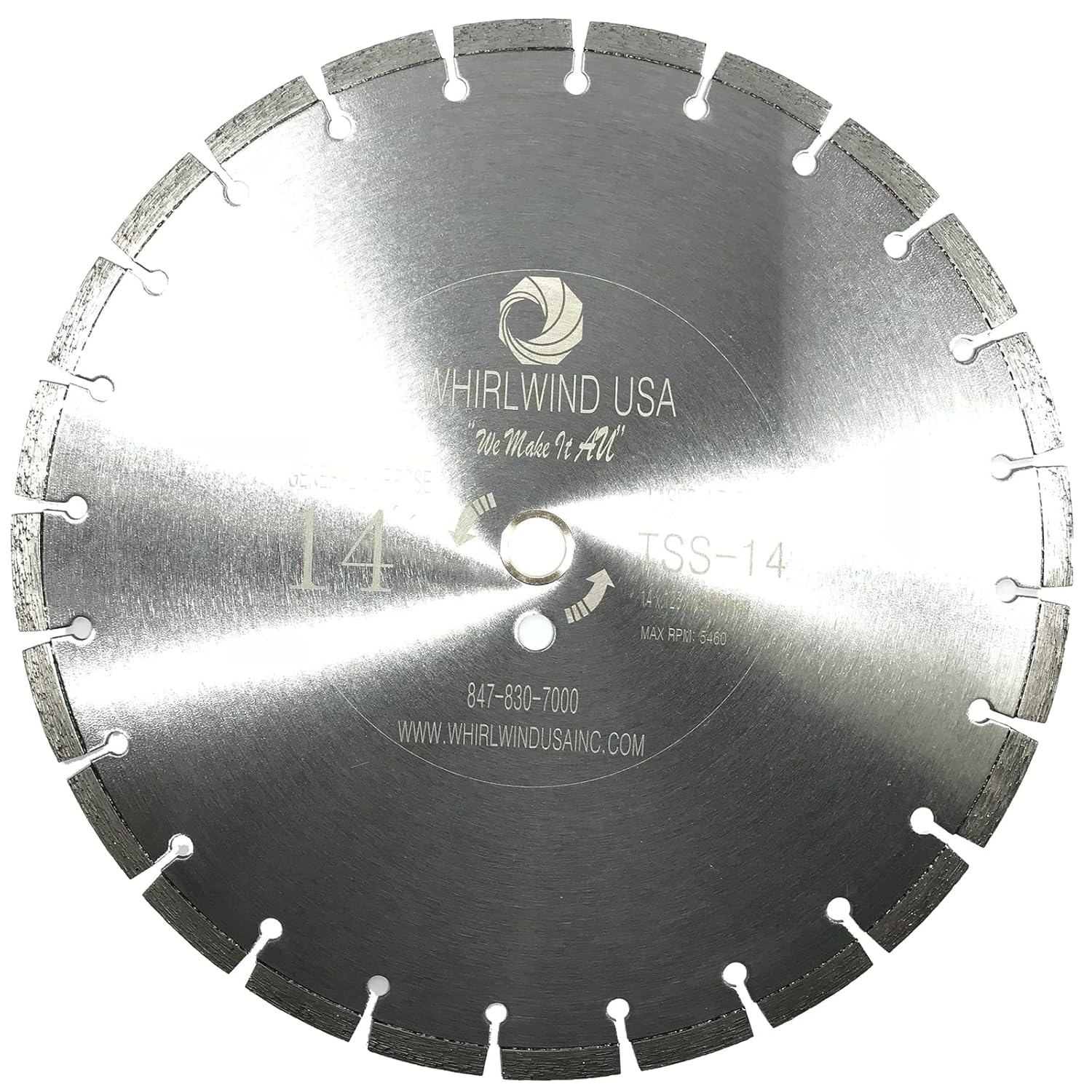14 Inch Diamond Saw Blade Laser Welding Dry or Wet Cutting for Concrete Masonry Stone Brick Granite