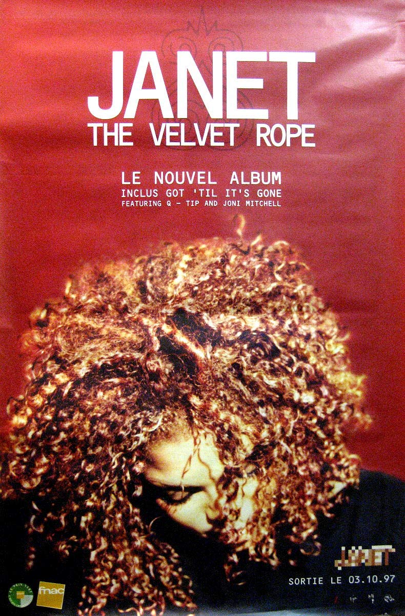 Janet Jackson Giant Poster The Velvet Rope 120 x 80 cm Earl's