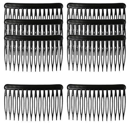 Peine lateral de 14 dientes, estilo vintage, estilo vintage, decorativo, peineta, peinetas finas para mujeres, niñas, novia, boda, cabello largo y