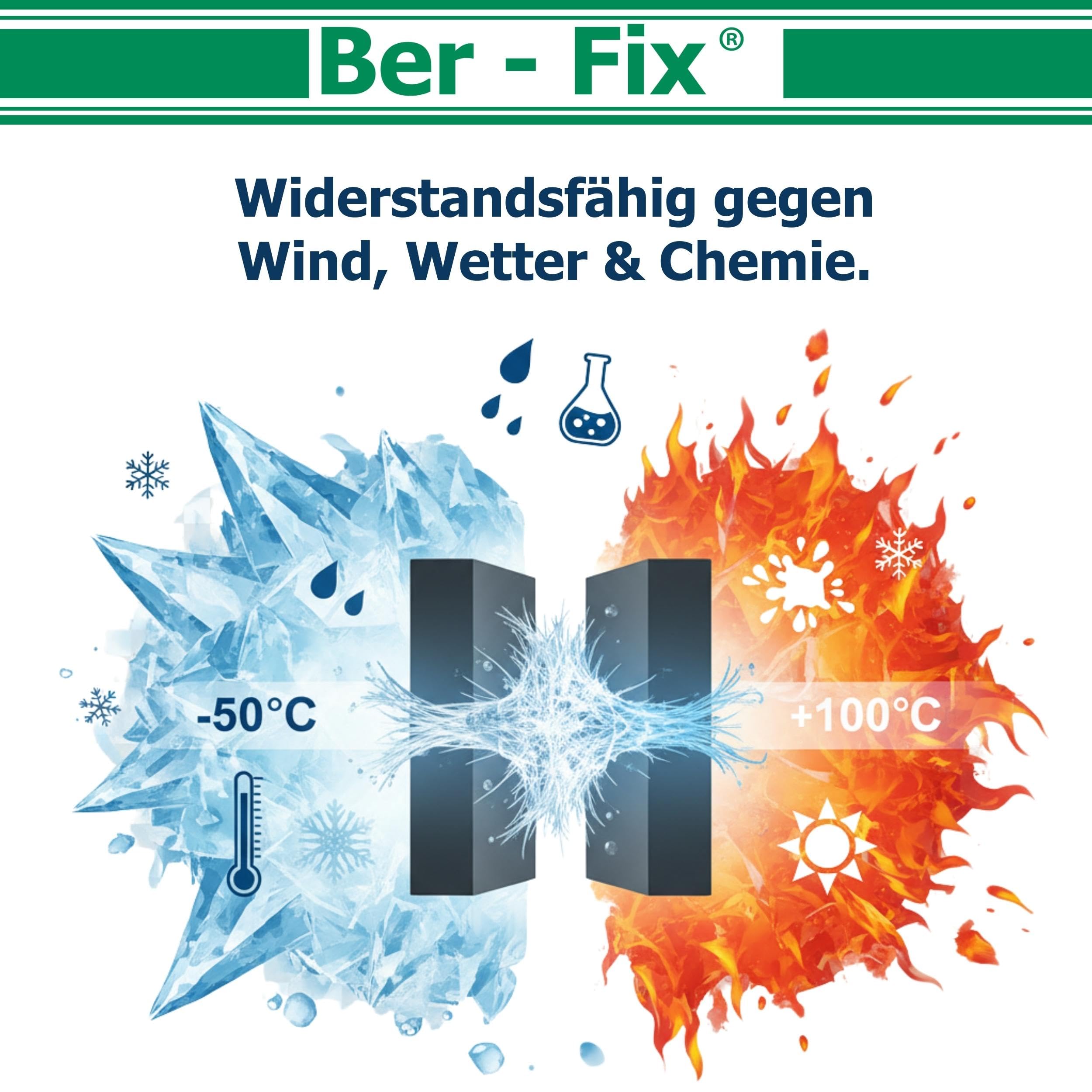 Ber-Fix 2K Poly Spezialkleber 2x50g + 12 Düsen PE PP HDPE primerlos 50g