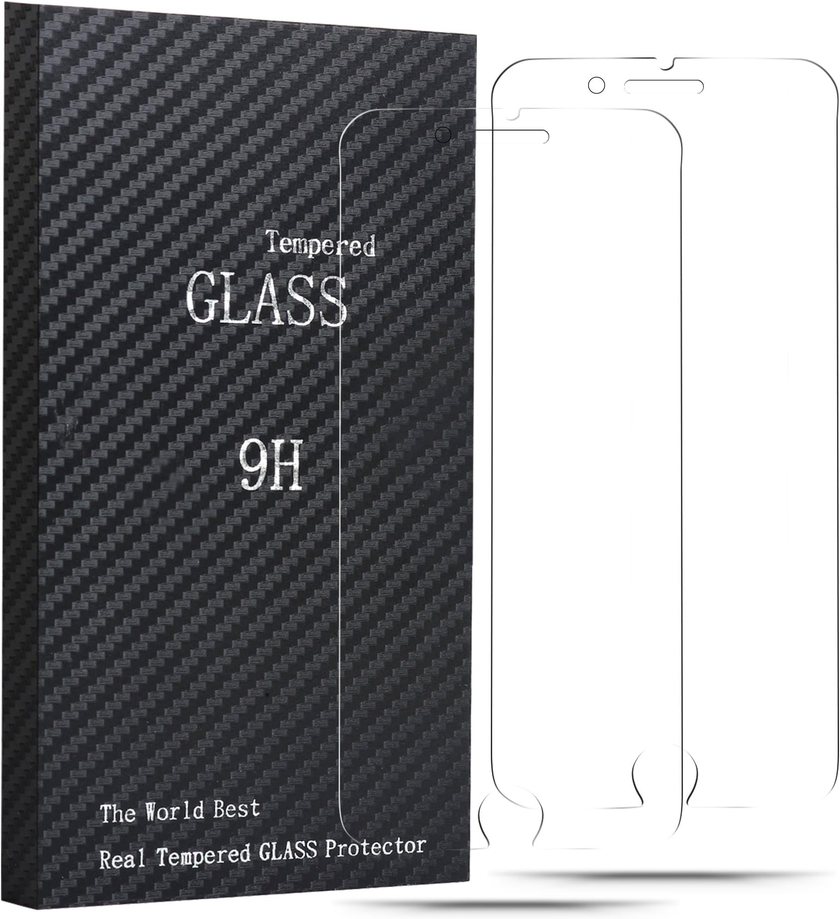 2-packs iPhone 7 / iPhone 8 Screen Protector, Tempered Glass Screen Protector High Definition Clear Screen Protector