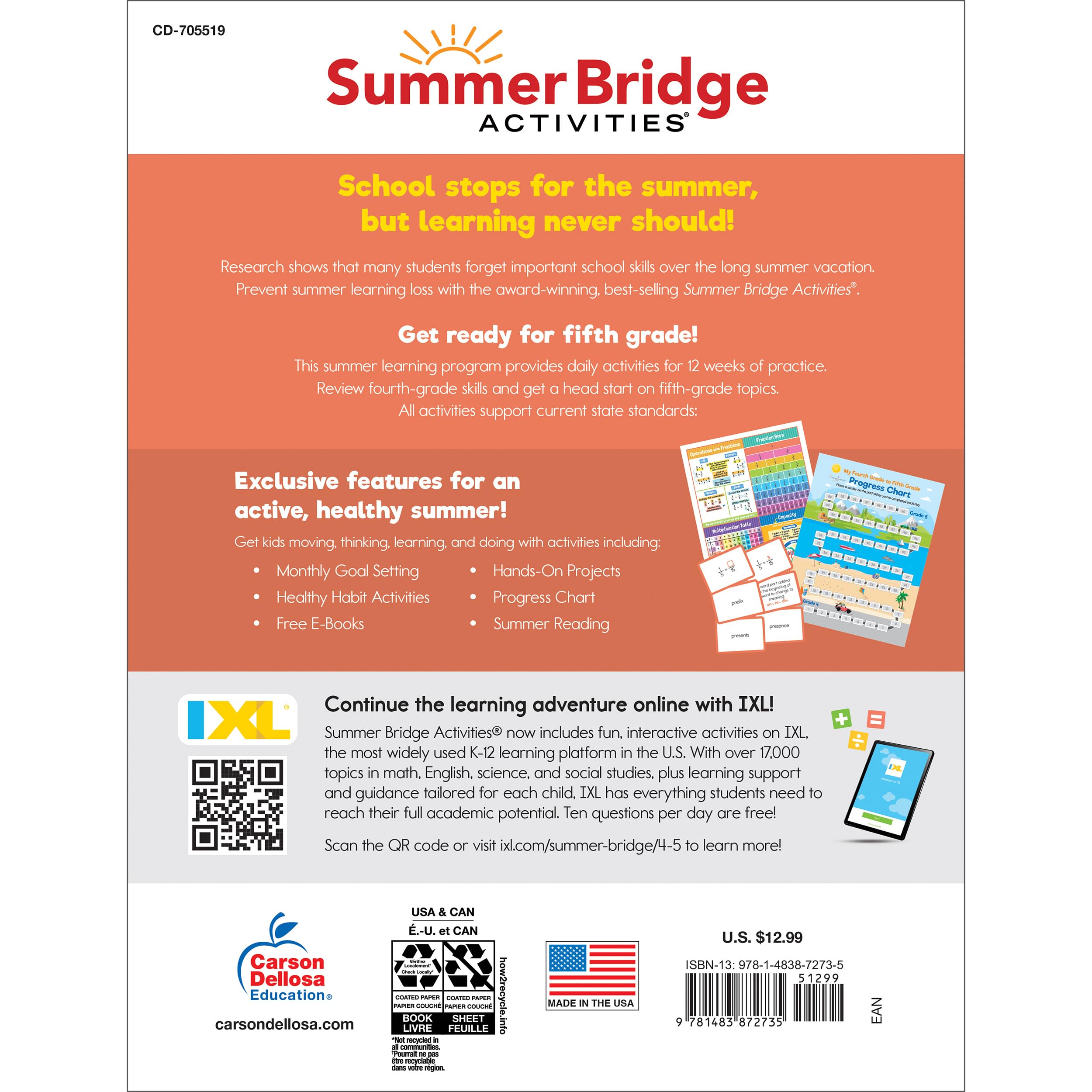 Summer Bridge Activities: Bridging Grades 4 to 5