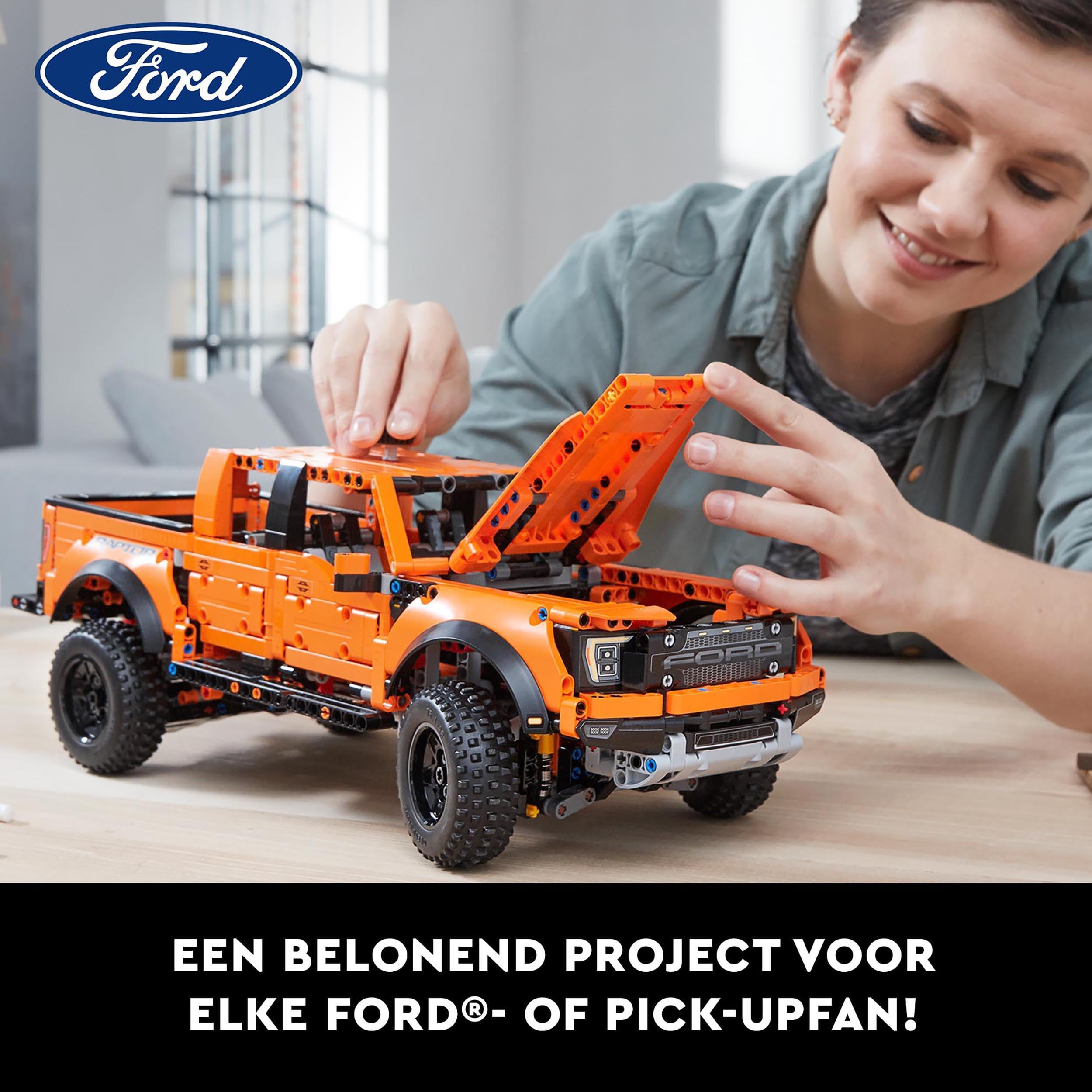 Lego Ford Rager Lego Ford Ranger 4K How To Motorize Ford F 150 Raptor Pickup Truck