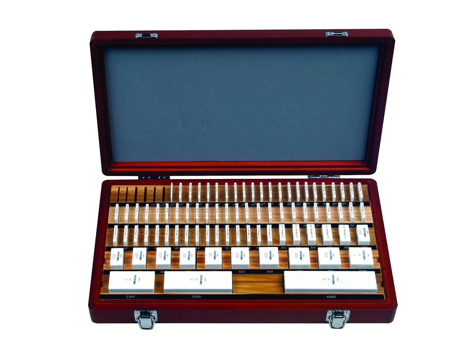 Mitutoyo Ceramic Square Gage Block Set, ASME Grade 00, 0.054" Length