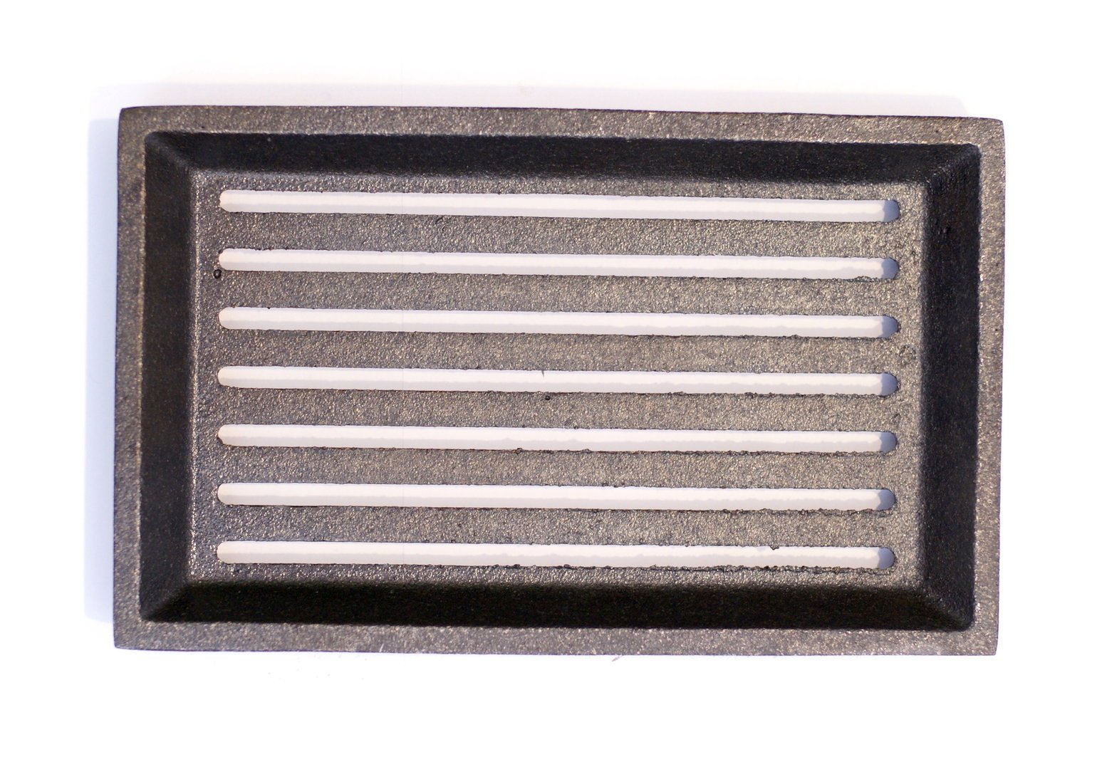 Griglia in ghisa di alta qualità, 15,5 x 25 cm, per stufe, camino, griglia di cenere, ruggine Oranier Polar