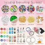 leitait Girls Toys Bracelet Making Kit -3400pcs Beads for Charm Jewelry Making Kit Supplies, Unicorn/Mermaid Crafts Birthday Gifts for Girls Ages 5 6 7 8 9 10 11 12 Years Old