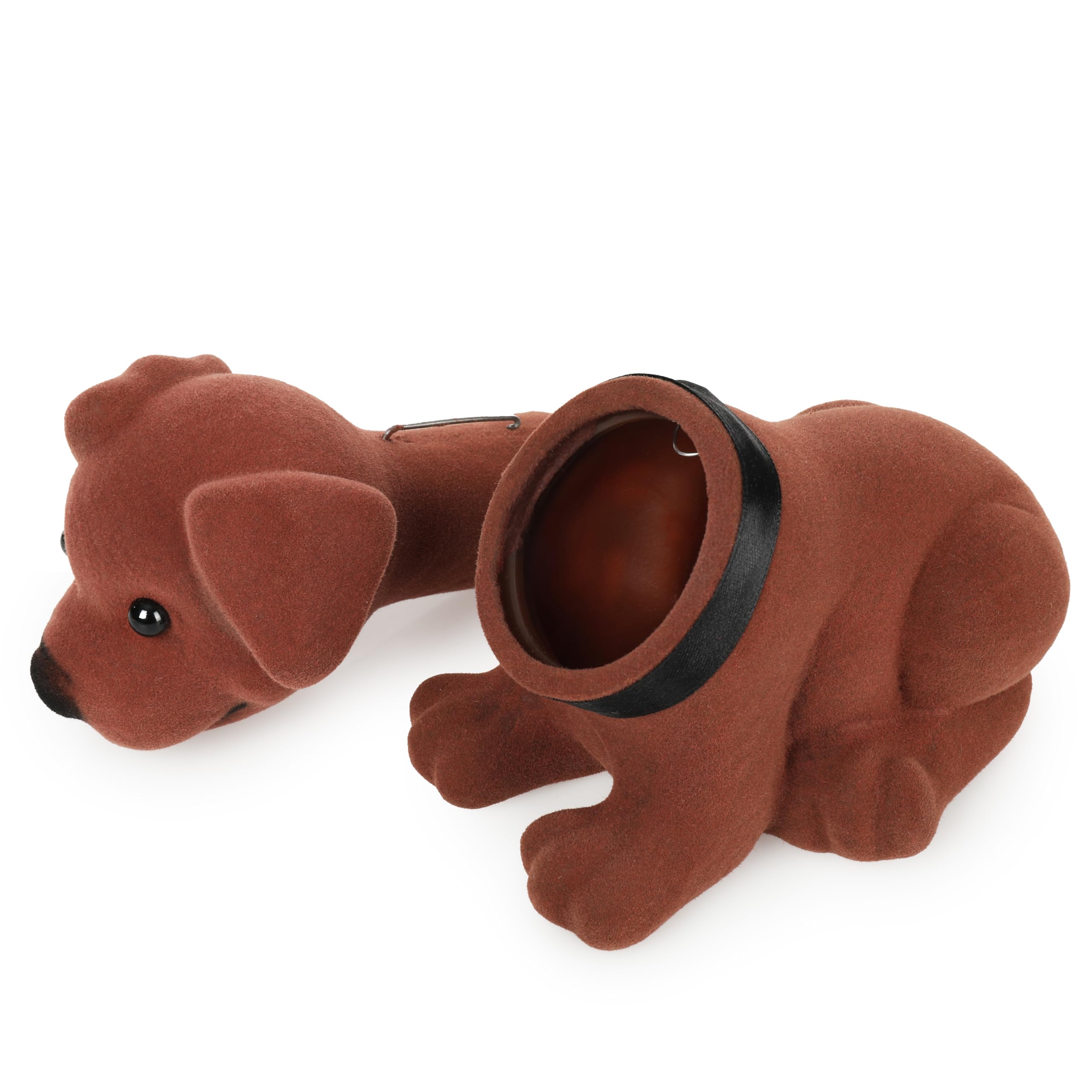 Toys4Boys Cane oscillante 20x13 cm testa di bassotto dondolante pupazzo in resina per auto decorazione cruscotto