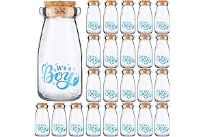 Vintage Milk Favors for Blue Boy's Baby Shower Guest