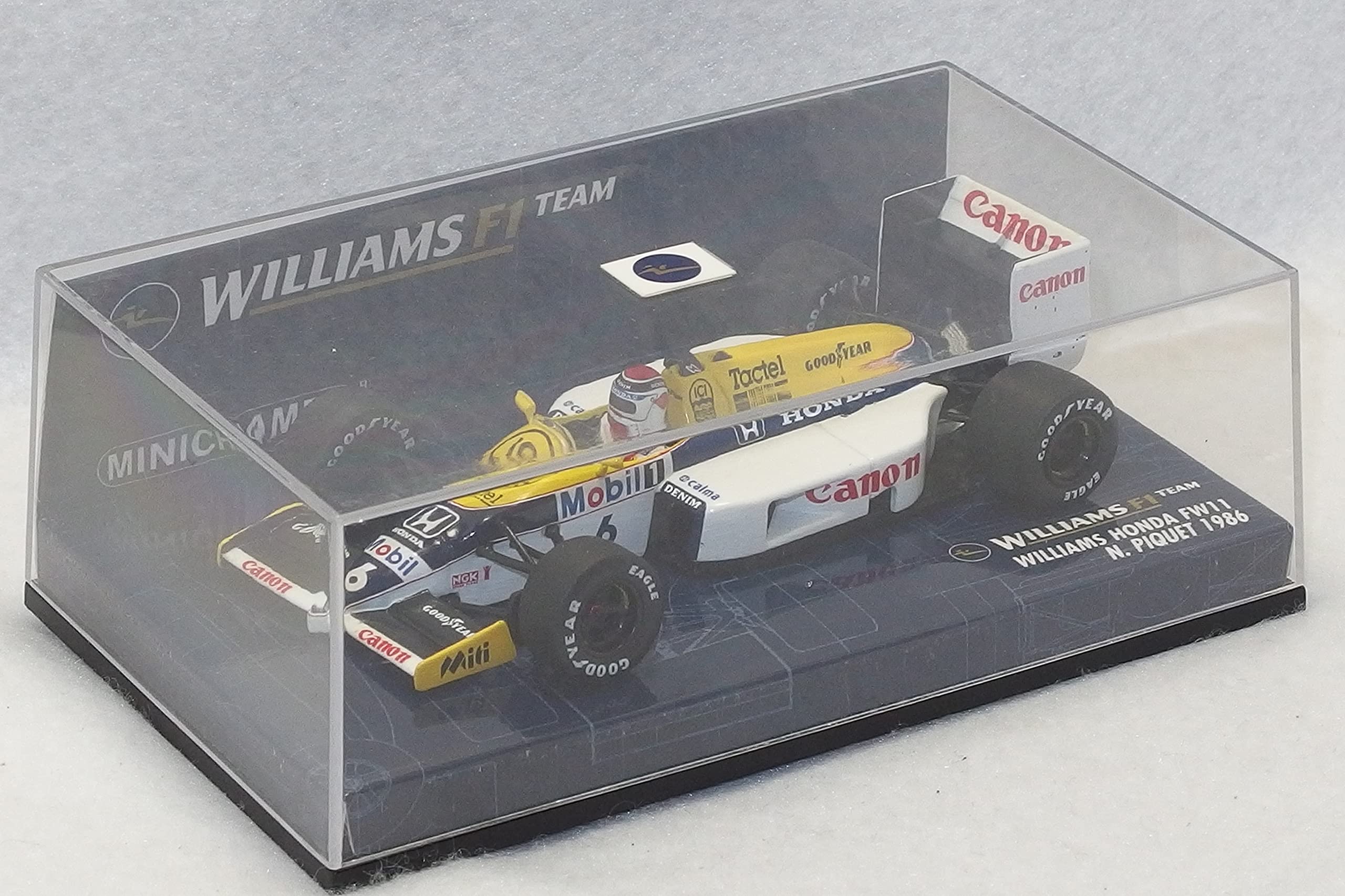 Amazon.co.jp: 1/43 ミニチャンプス ウイリアムズホンダ FW11