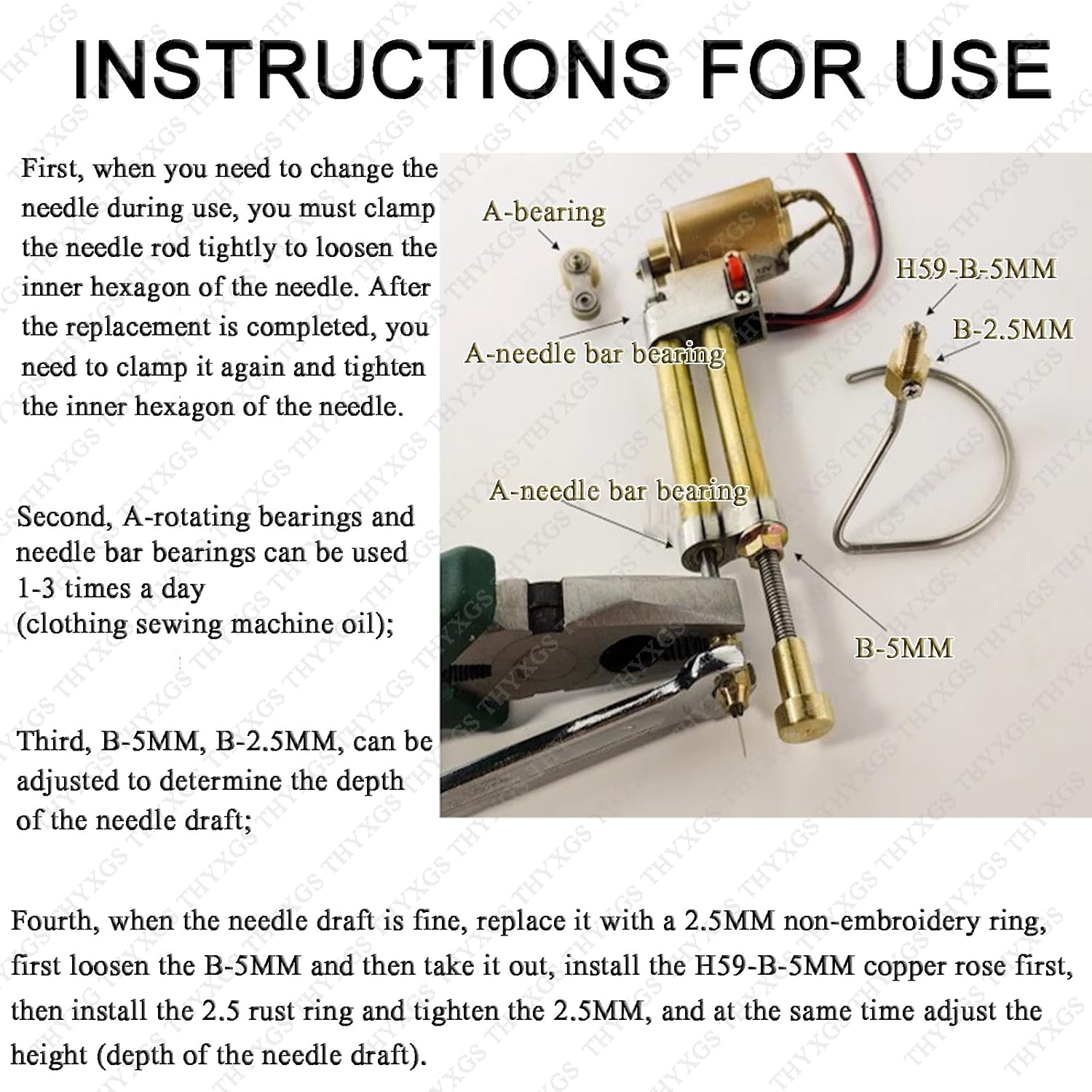 Electric Embroidery Needle Draft Machine, Needle Draft Machine, Knob Speed Adjustment Lightweight Silent, for Creative Embroidery Wedding Dress DIY Pattern Making