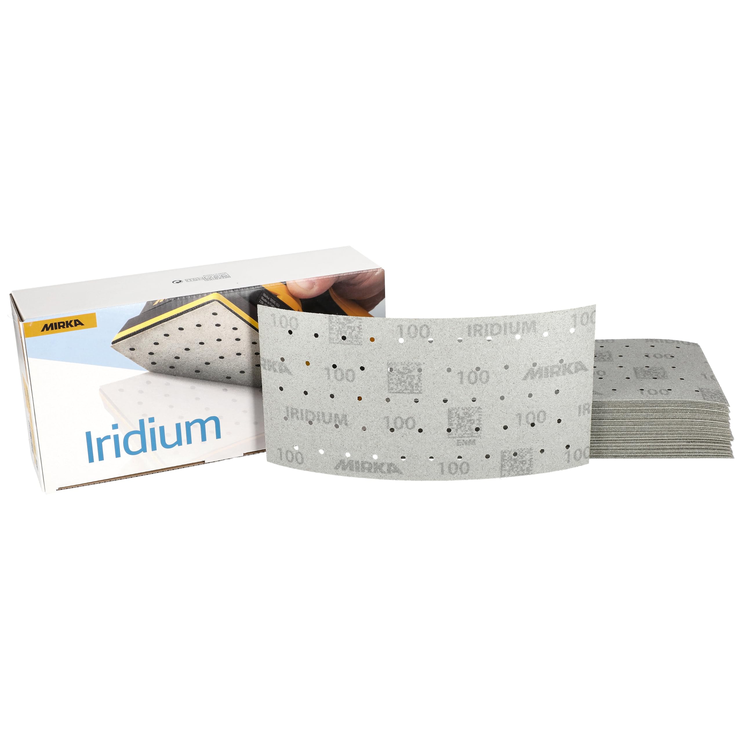Mirka abrasive sheets Iridium sandpaper 115x230mm grit 100 50 pcs