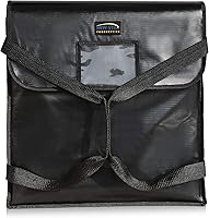 Vista 15 de New Star Foodservice 51100 Bolsa de entrega de pizza aislada, 18 x 18 x 5 pulgadas, color negro