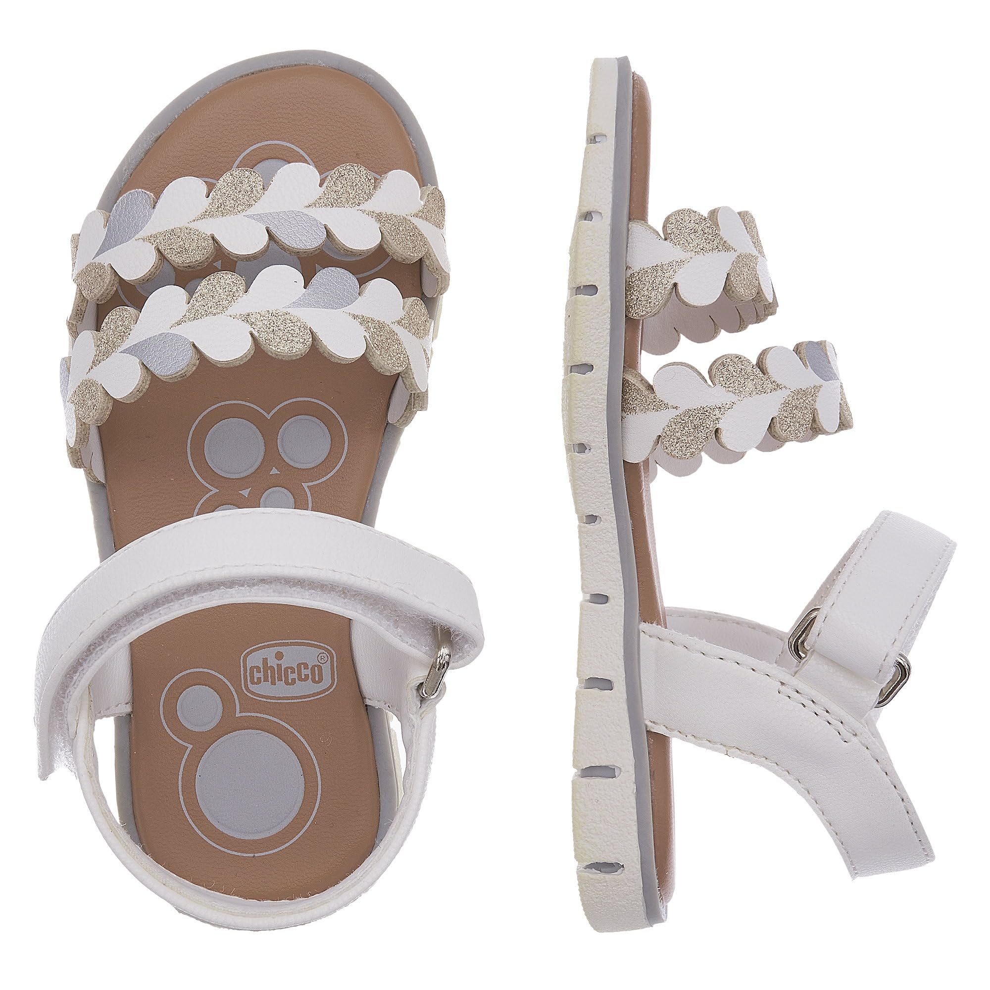 Chicco, Sandalo con Pratico Velcro, Confortevoli, Leggere, Flessibili e Traspiranti, Bambine E Ragazze, Designed in Italy