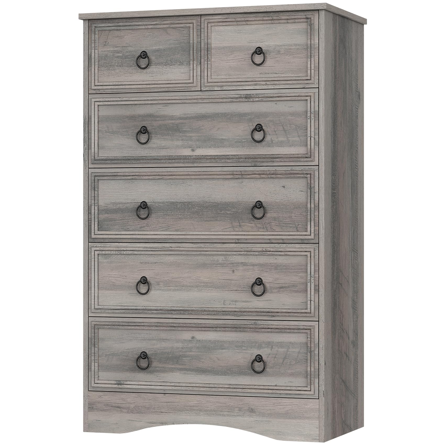 Amazon.com: VVFLU 48'' Tall Grey Dresser with 6 Drawers Chest of Drawers  for Bedroom, Large Storage Organizer for Clothes, for Living Room, Bedroom,  Hallway, Taupe Grey : Home & Kitchen