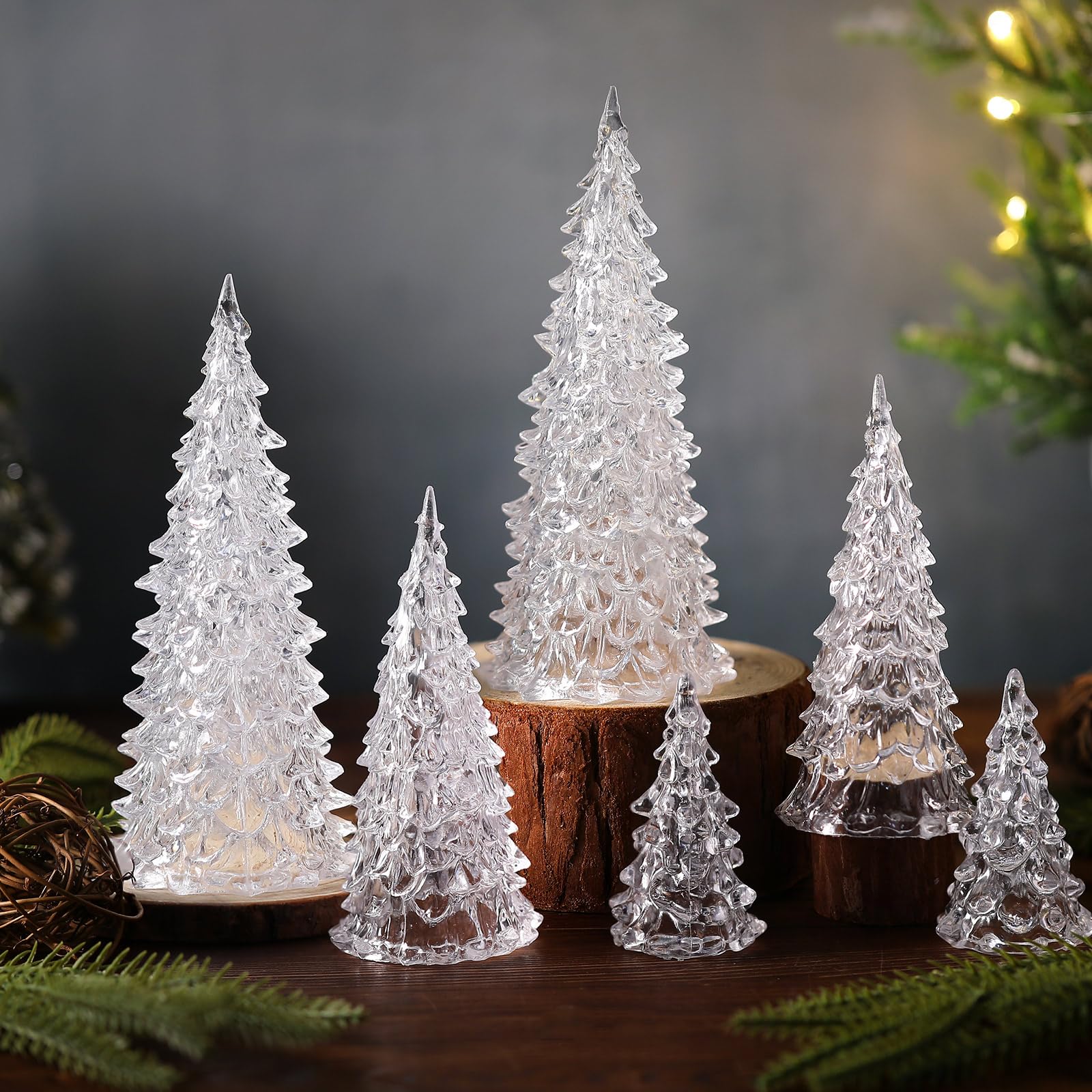 Photo 1 of Leinuosen Crystal Christmas Trees (6 Pcs)