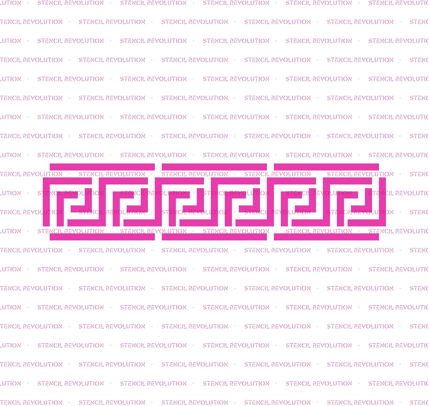 Greek Key Stencil - Furniture Stencil, Greek Key Border Pattern