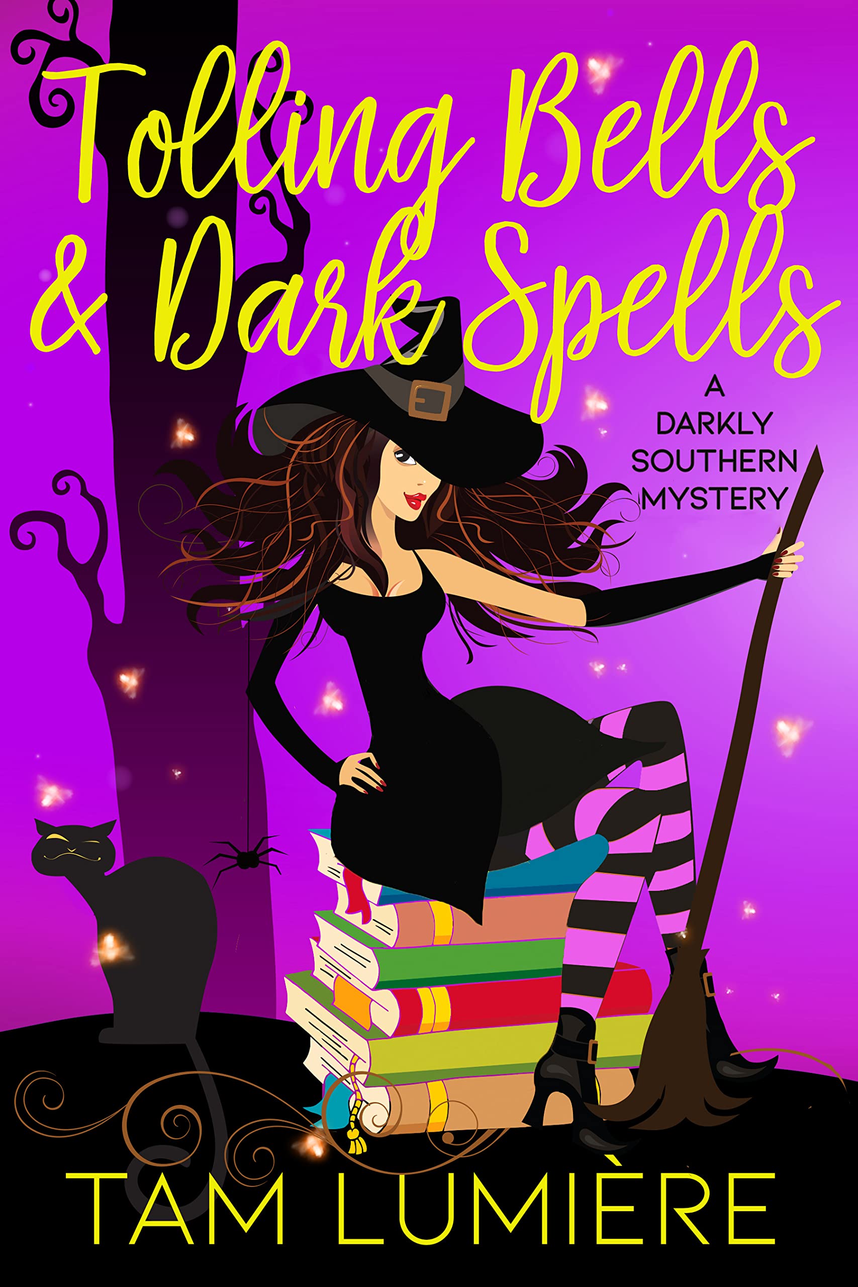 Tolling Bells & Dark Spells: A Southern Paranormal Cozy Mystery (A Darkly Southern Mystery Book 1)