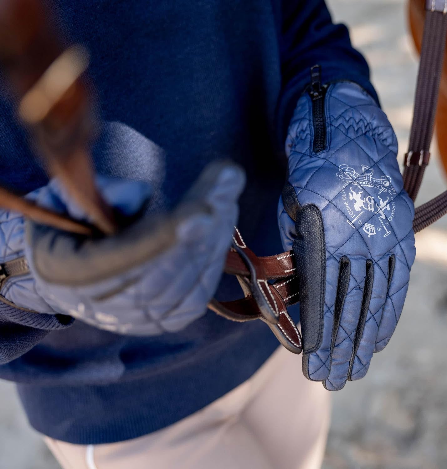 HORZE B Vertigo Onyx Waterproof Winter Gloves