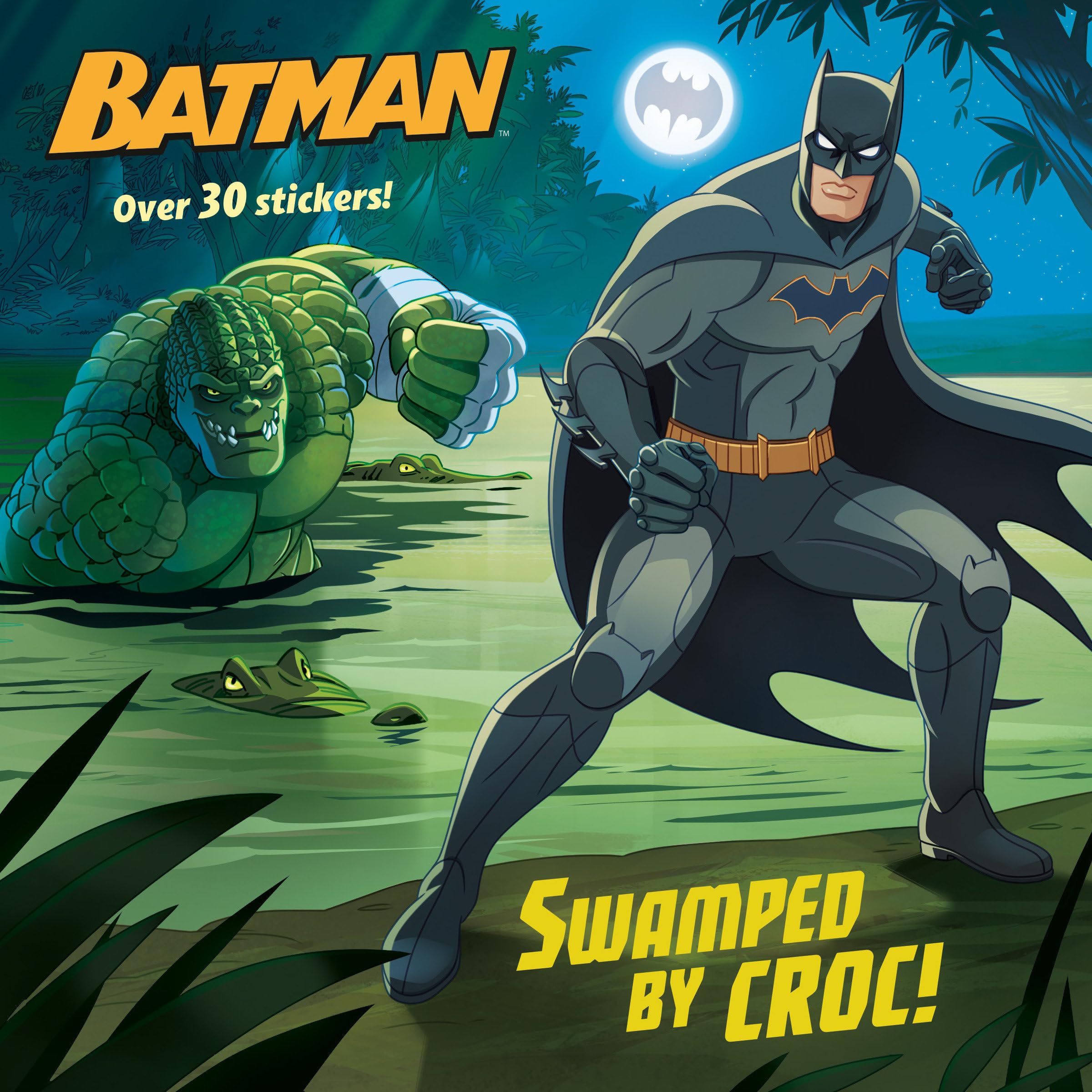 Swamped by Croc! (DC Super Heroes: Batman) (Pictureback)