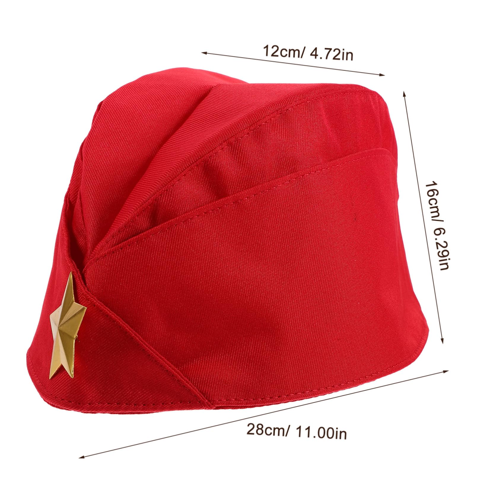 BESPORTBLE Berets Hat Cap Stage Performance Boat-shaped Cap Cozy Comfortable One Size Fits All