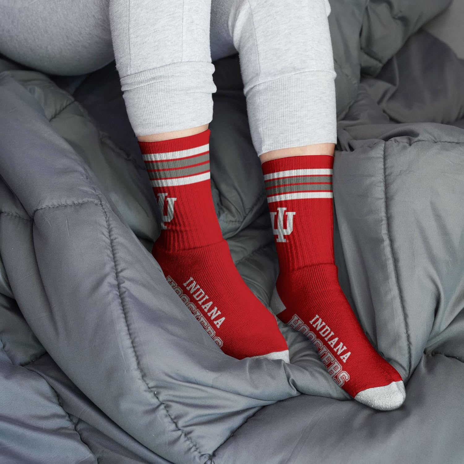 FBF NCAA unisex-adult 4 Stripe Deuce Crew Ncaa - Image 4