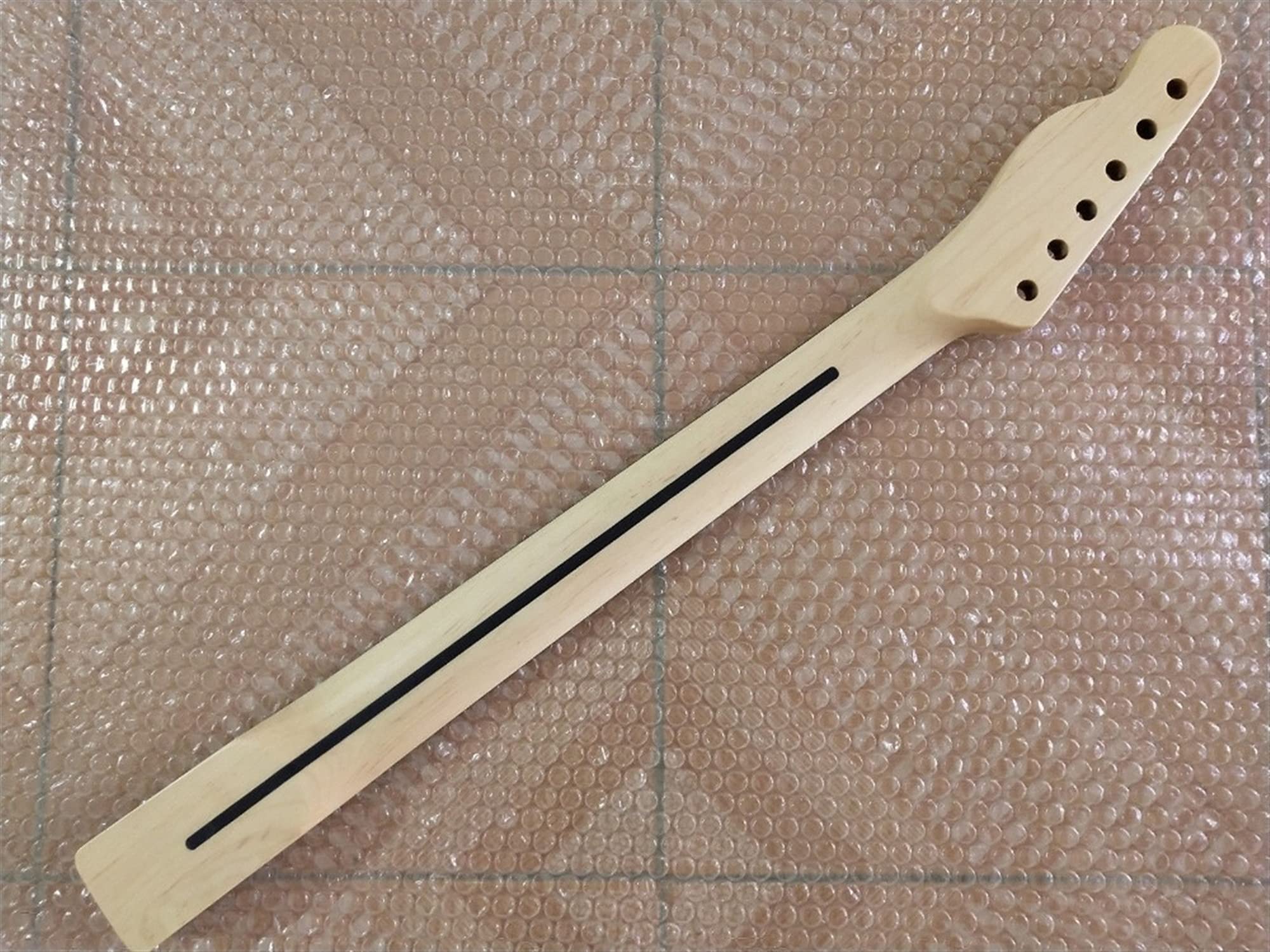 Manico Per Chitarra Elettrica In Acero Fiammato Tostato E Tastiera Ebano – 22 Fret, Satin - Foto 2