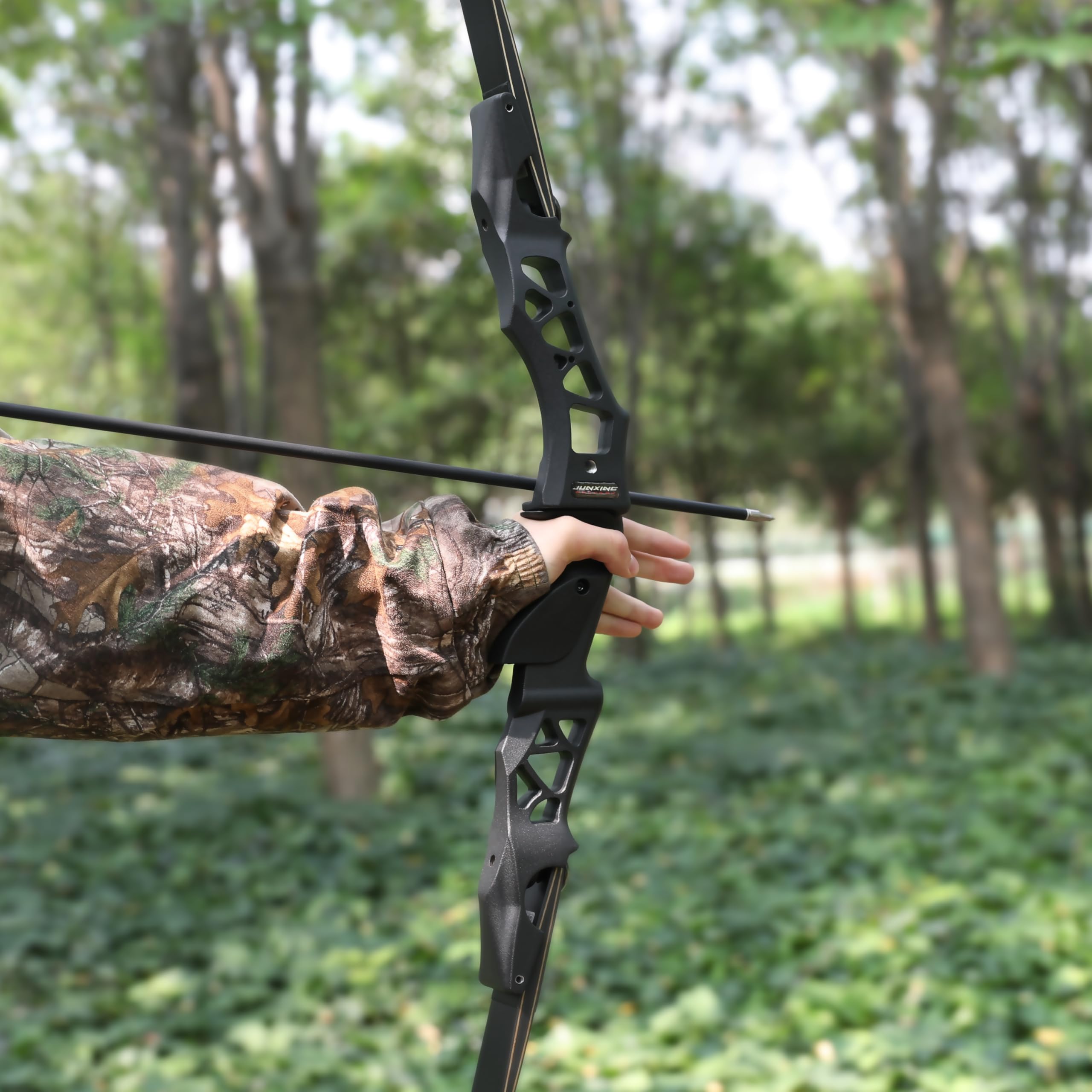 Riser D'arc Recourbé 25″ AMEYXGS H6 – Alliage Aluminium ILF Pour Chasse & Tir