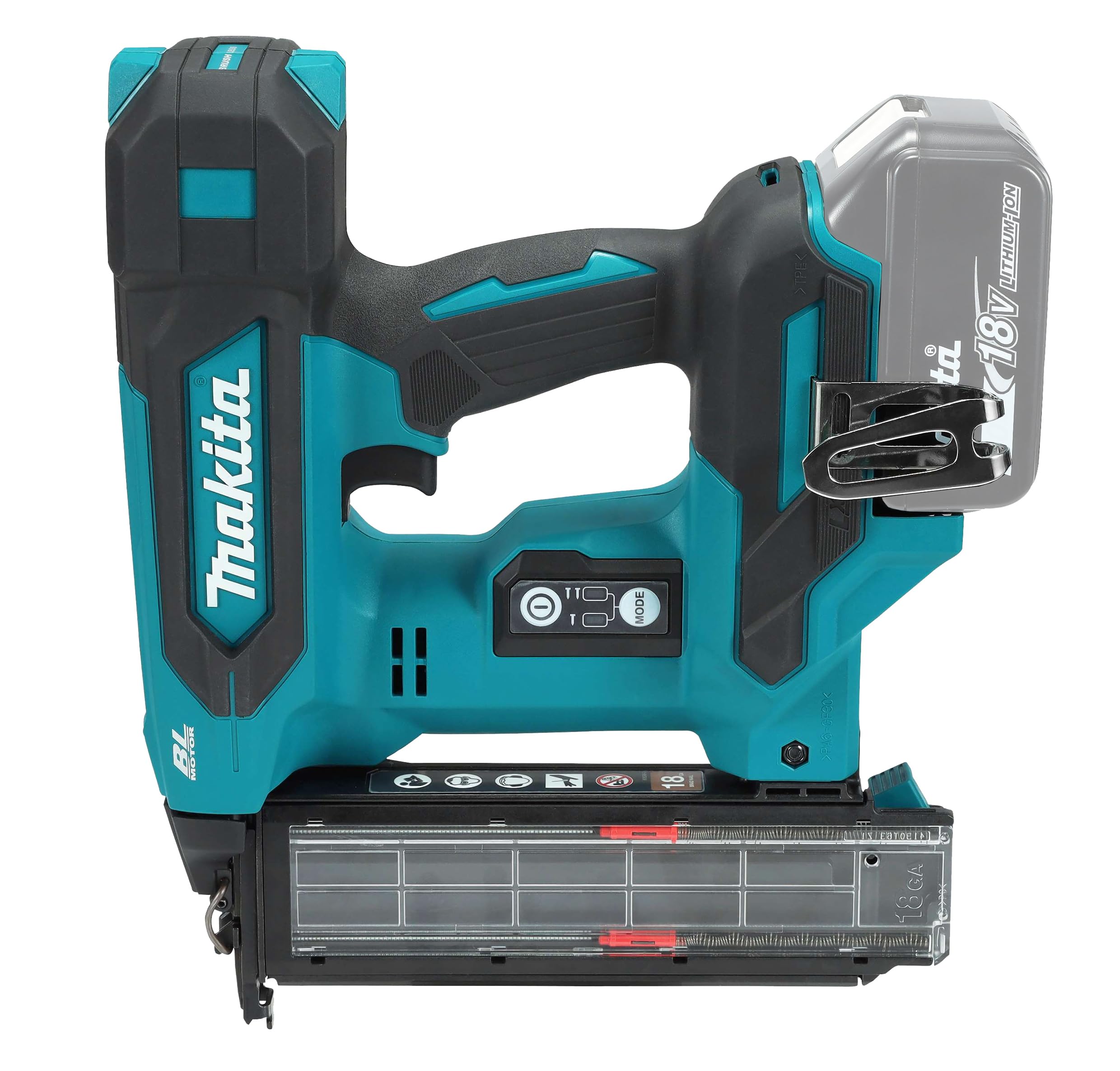 Makita DBN501Z gwoździarka akumulatorowa, 18 V (bez akumulatora, bez ładowarki)