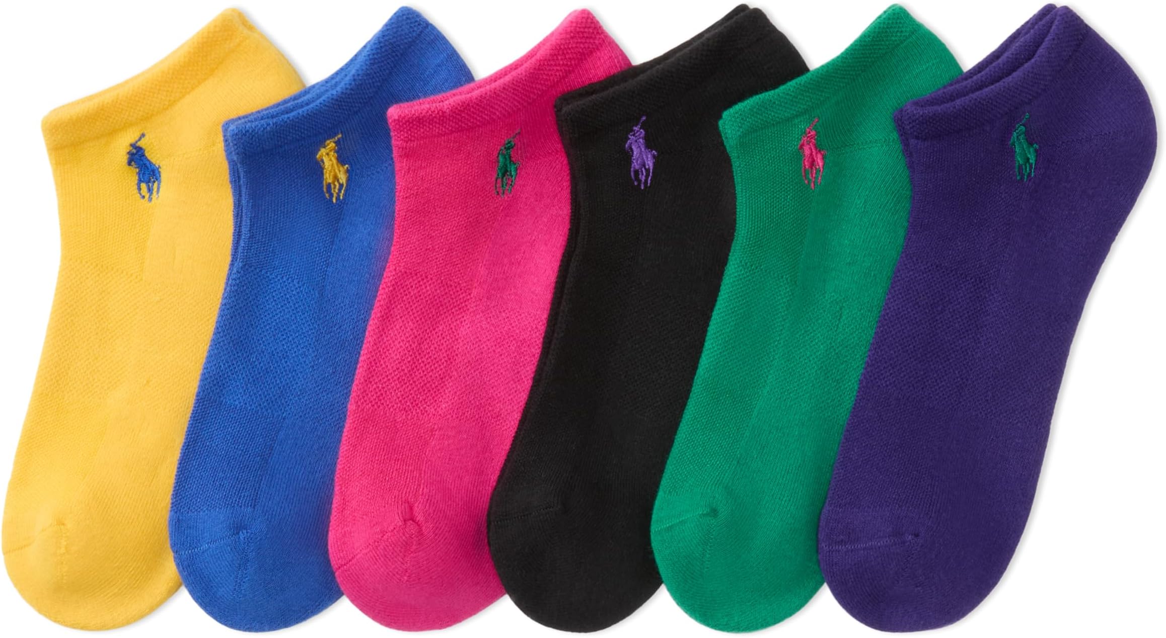 Women's Performance Cotton Low Cut Socks - 6 Pair Pack - Breathable Mesh & Sport Cushioning Low-Cut Half Cushion (pack of 6)