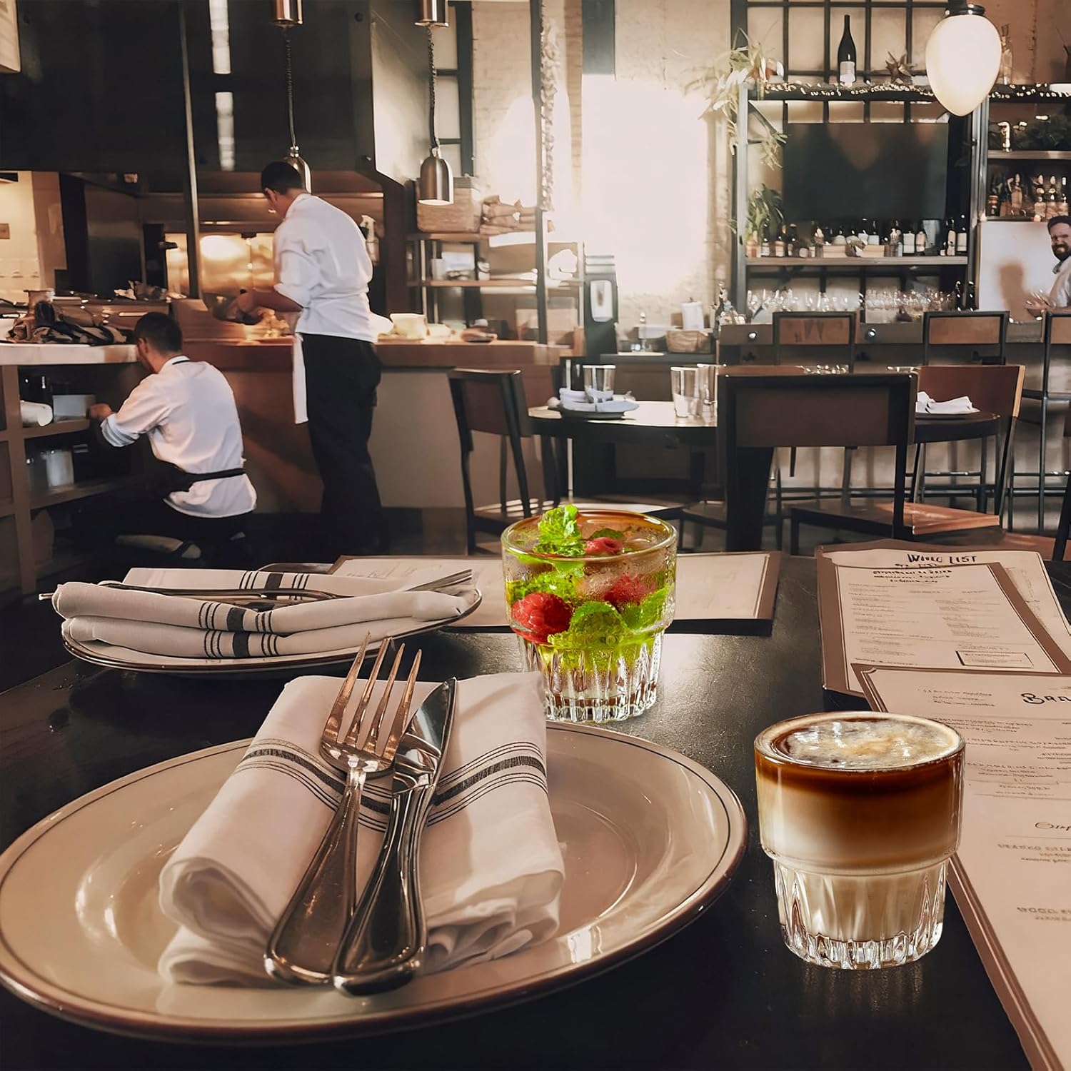 20-Pack 5oz Shot Glasses Set, Bulk Heavy Base Rock Glasses, Stackable Whiskey Tumbler for Bar Espresso Tasting, Drinking Glasses for Bourbon，Juice，Water，Cortado - Image 7