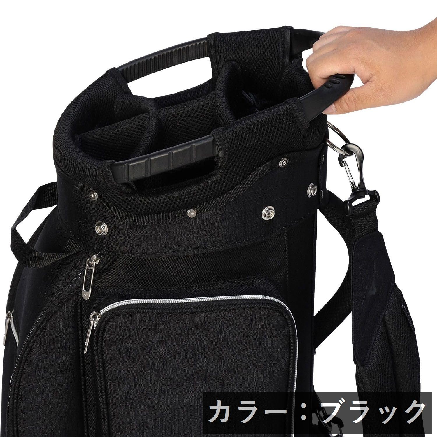 Amazon | MIZUNO(ミズノ) ゴルフ キャディバッグ 4輪キャスターバッグ