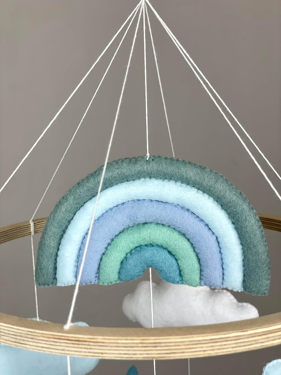 Ocean Mobile for Baby boy Whale Crib Mobile Nautical Nursery Mobile Under The sea Mobile Rainbow Baby Mobile boy Coastal Felt sea Animals Ocean Baby Shower Gift