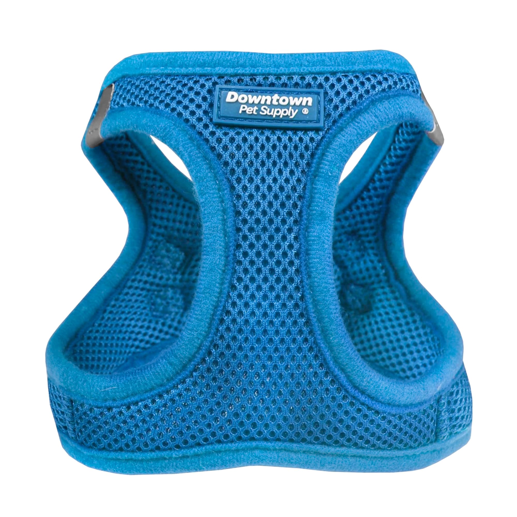 Downtown Pet Supply Step in Dog Harness No Pull, X-Large, Cobalt - Adjustable Harness with Padded Mesh Fabric and Reflective Trim - Buckle Strap