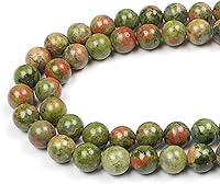 Vista 21 de MJDCB Cuentas de Amatista Natural de Ensueño Redondas de Piedra Cuentas Sueltas para Hacer Joyas 15" (8mm)