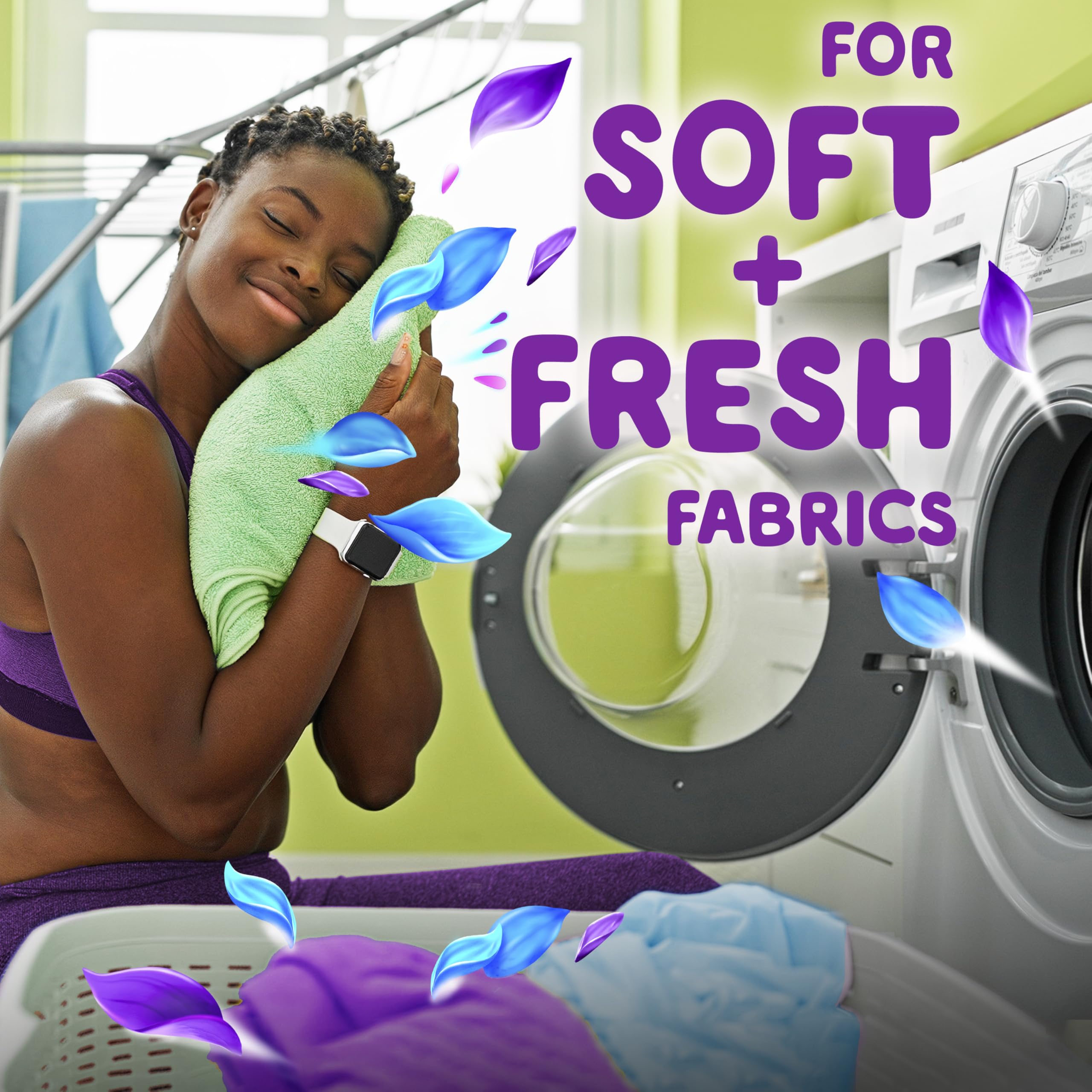 Gain Odor Defense Liquid Fabric Softener, Super Fresh Blast scent, 140 FL OZ, 190 loads, 2 in 1 Freshness plus Odor Protection