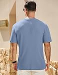 JMIERR Men's Casual T-Shirt Short Sleeve Waffle Crewneck T Shirts Soft Hawaiian Workout Beach Tees