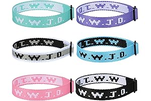 Inspirational WWJD Silicone Wristbands for Men and Women