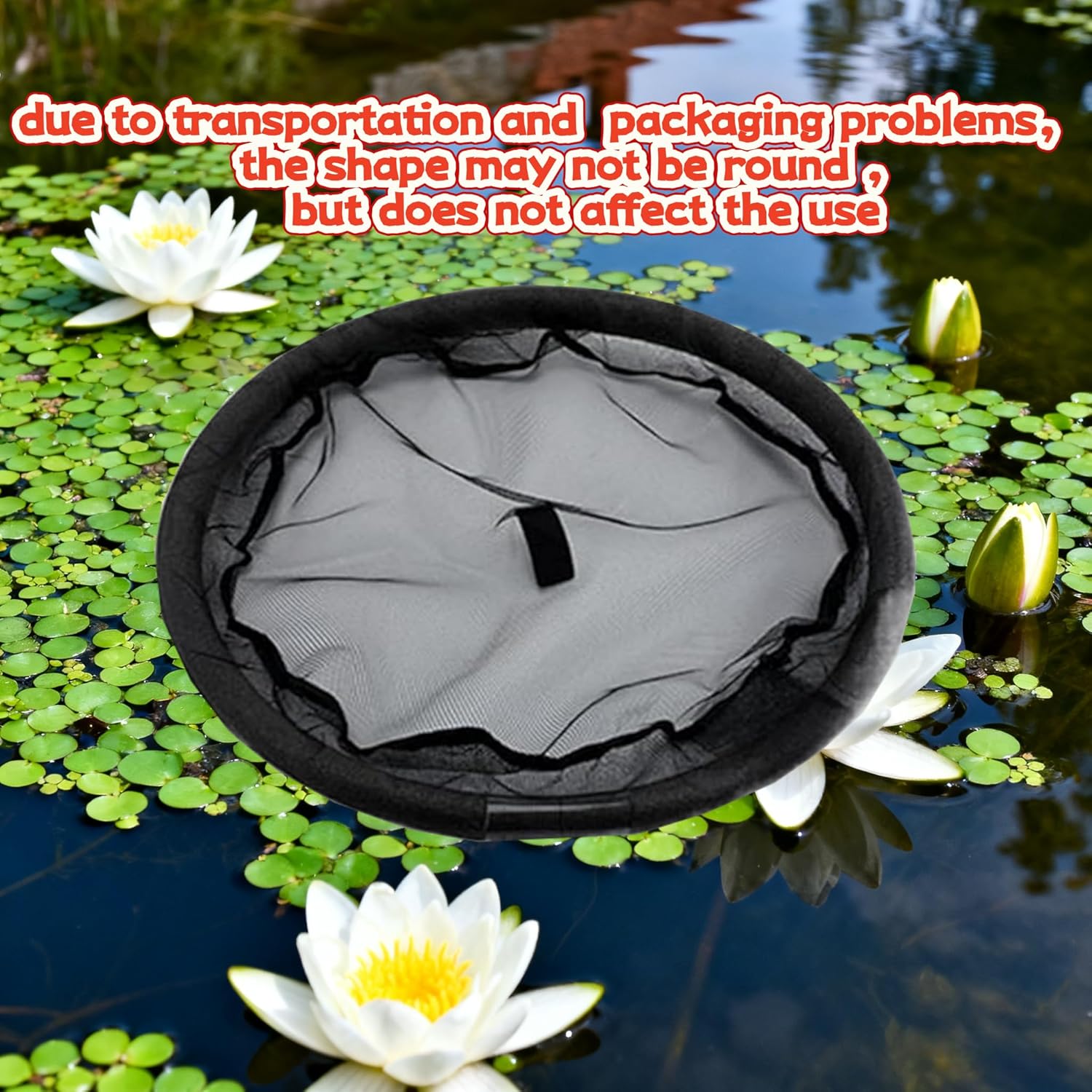2 Pieces Round Floating Plant Fish Barrier Floating Plant Island Floating Island Plant Protector Pond Plant Protector Protect Your Floating Plants from Pond Fish