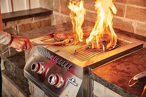 Miniatura 5 de Napoleon Componente integrado - BIB18IRPSS - Quemador infrarrojo doble gotero, parrilla de barbacoa, acero inoxidable, gas propano, quemador de