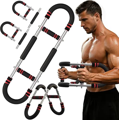 Twister Arm Trainer for Men, Adjustable 50-130Lbs Chest Workout Equipment,