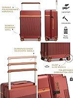 Buy FUR JADEN The Aviator 55cm German Polycarbonate Travel Luggage