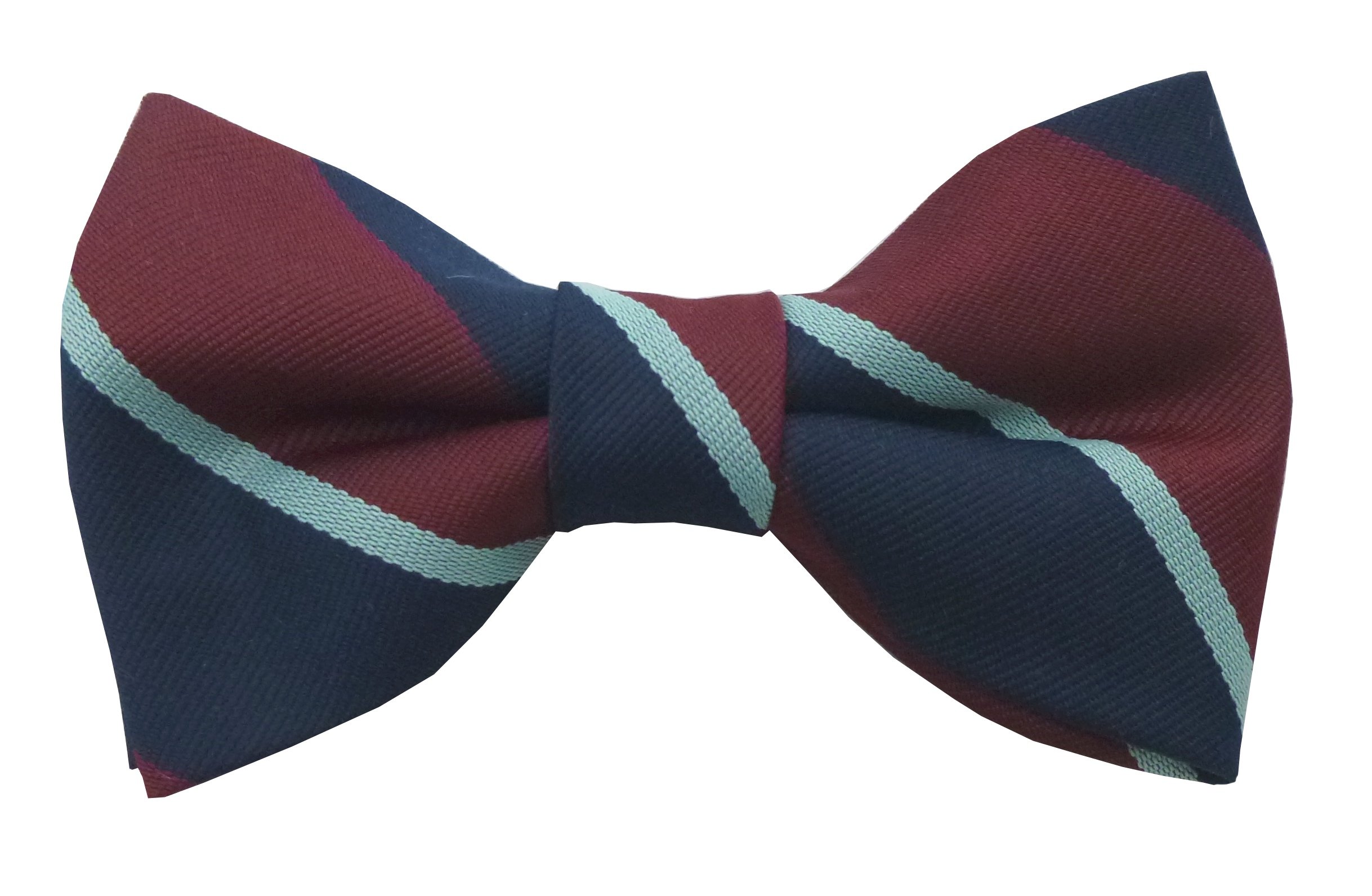 Great British Tie Club Navy, Burgundy Royal Air Force Raf Regimental Bow Tie