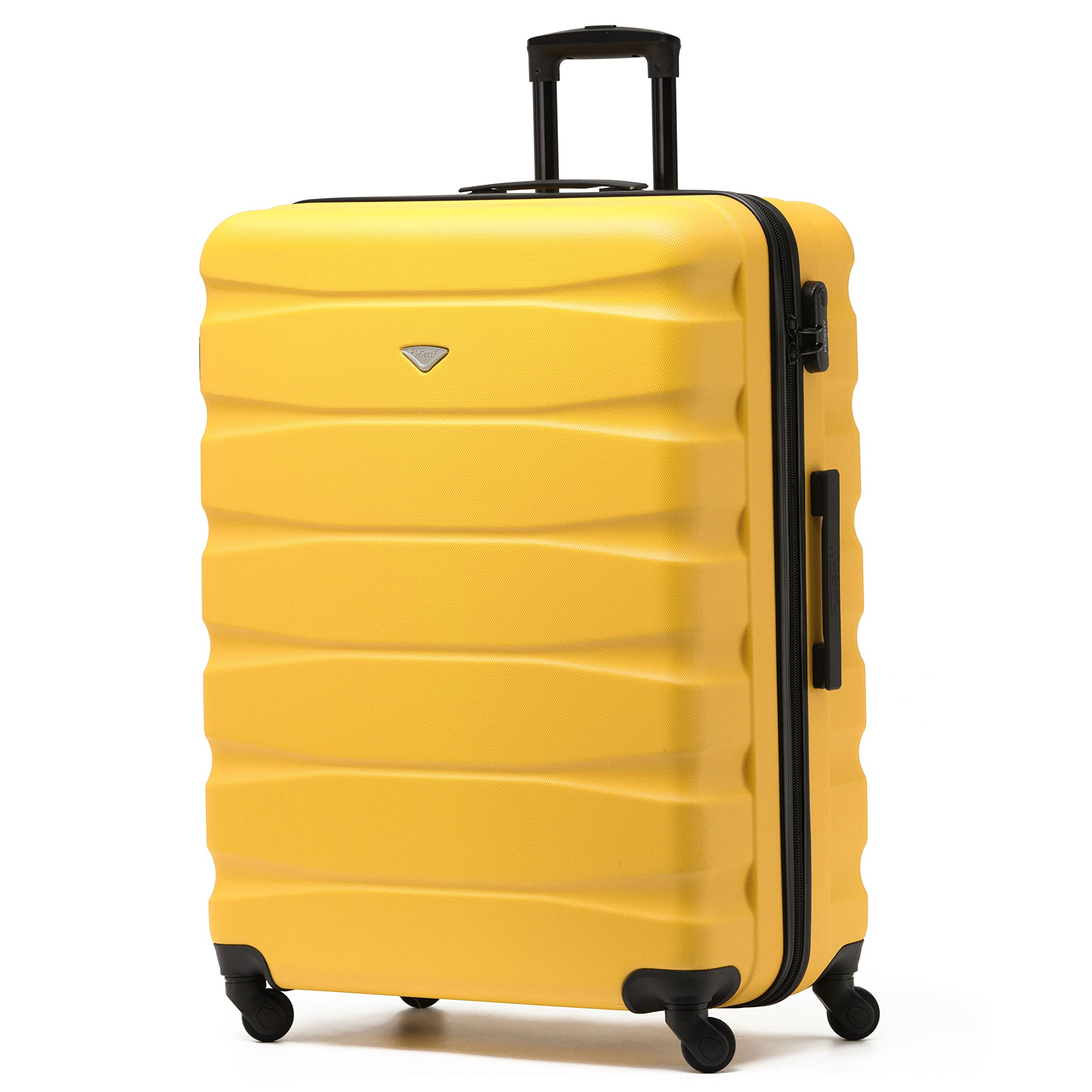 Flight Knight Lightweight 4 Wheel ABS Hard Case Medium Suitcase Approved for Over 100 Airlines Including easyJet, British Airways, Ryanair, Jet2, Emirates & Many More - Check-in Medium Size 25" — view 230