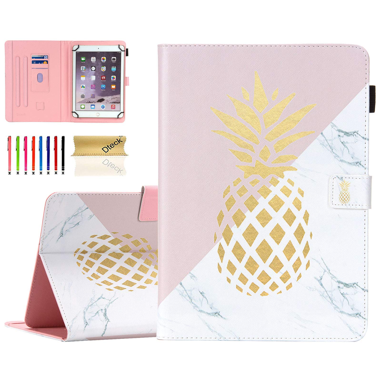 7 Inch Display Case, Dteck Slim Lightweight Leather Wallet Flip Case for HD 7/ HDX 7/ RCA/Dragon Touch/Samsung Galaxy Tab/Lenovo Tab/Vankyo MatrixPad