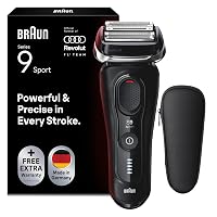 Braun Serie 9 Sport Rasoio Elettrico Barba, Custodia